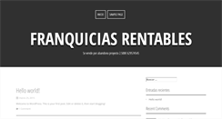 Desktop Screenshot of franquiciasrentables.com